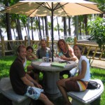 Soaking up the sun in Samara Beach