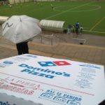 Pizza at the football